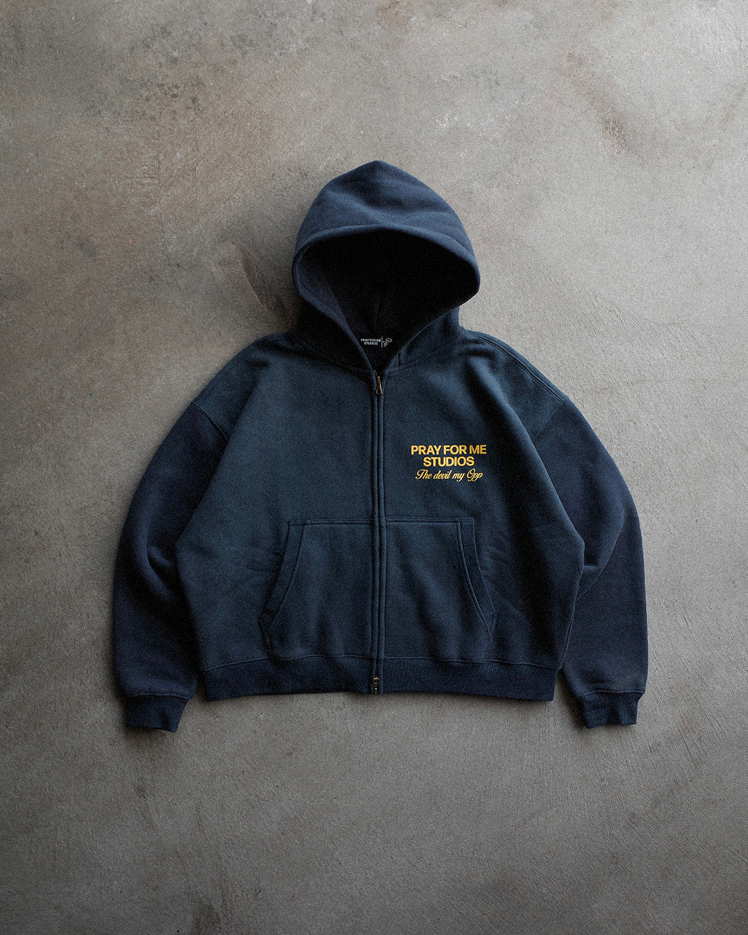 HAVE MERCY CROPPED ZIP UP HOODIE