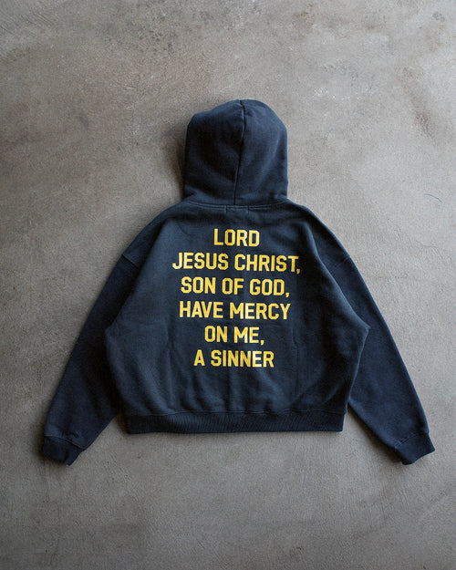 HAVE MERCY CROPPED ZIP UP HOODIE