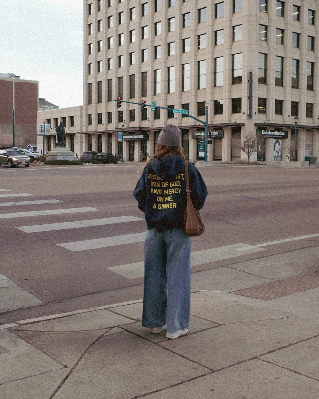 HAVE MERCY CROPPED ZIP UP HOODIE