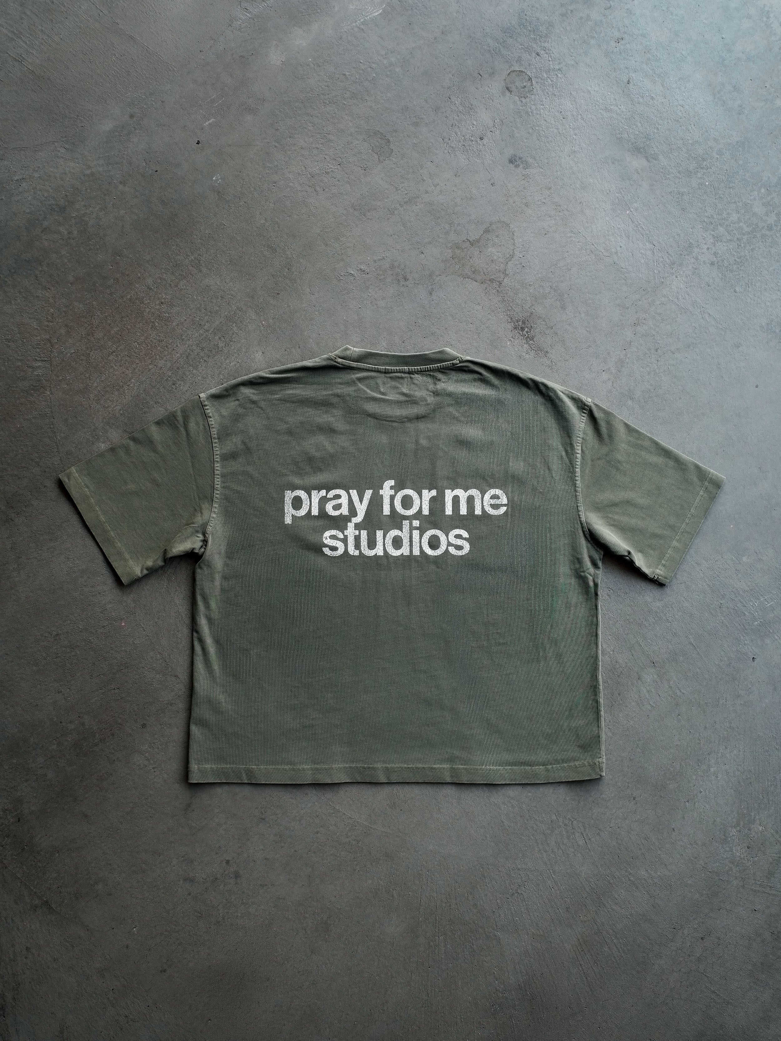WORSHIPCORE CROPPED TEE (LOW GRADE MATCHA)