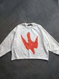 SPIRITMAXXING CROPPED LONG SLEEVE TEE