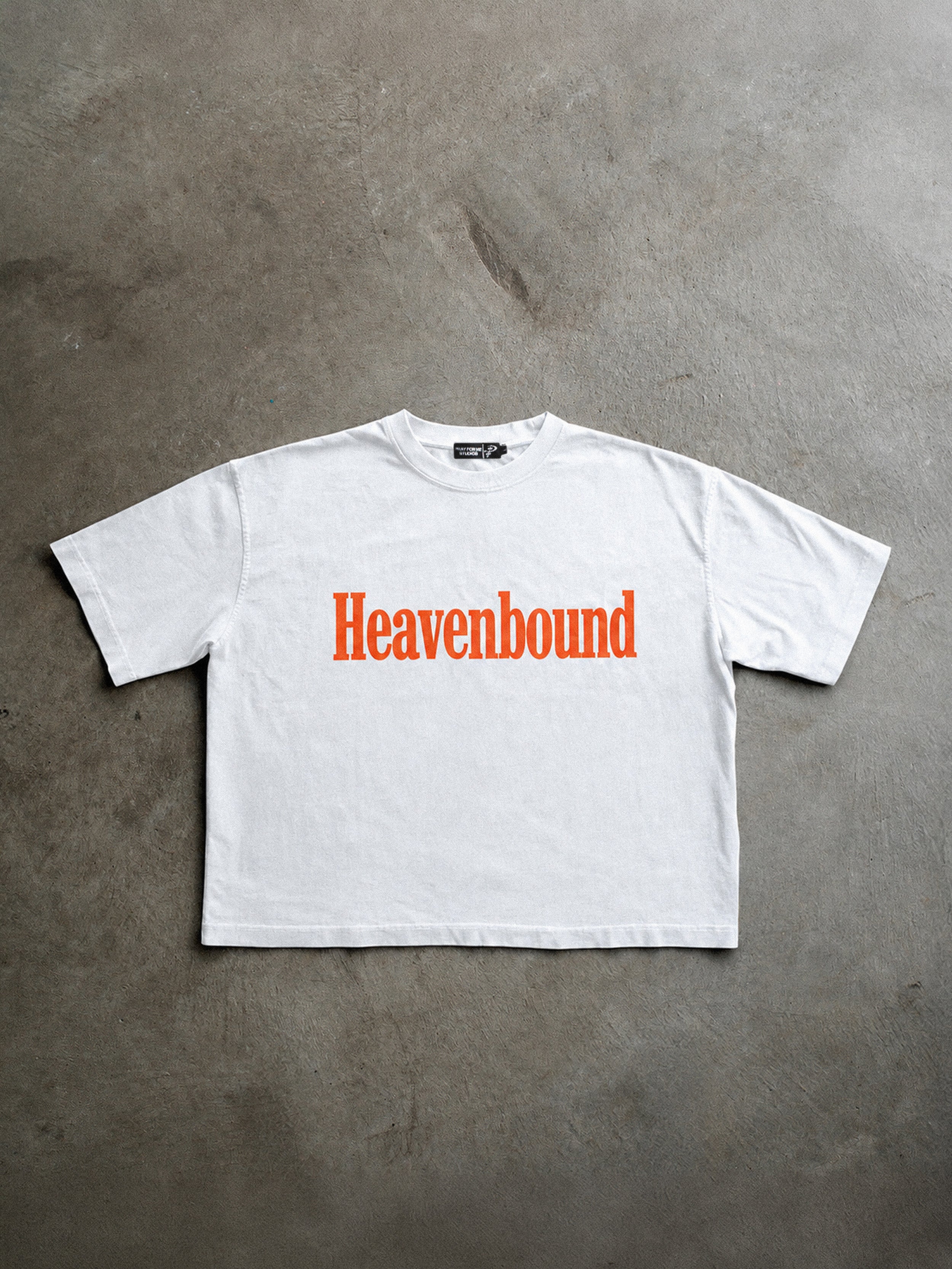 HEAVENBOUND CROPPED TEE WHITE