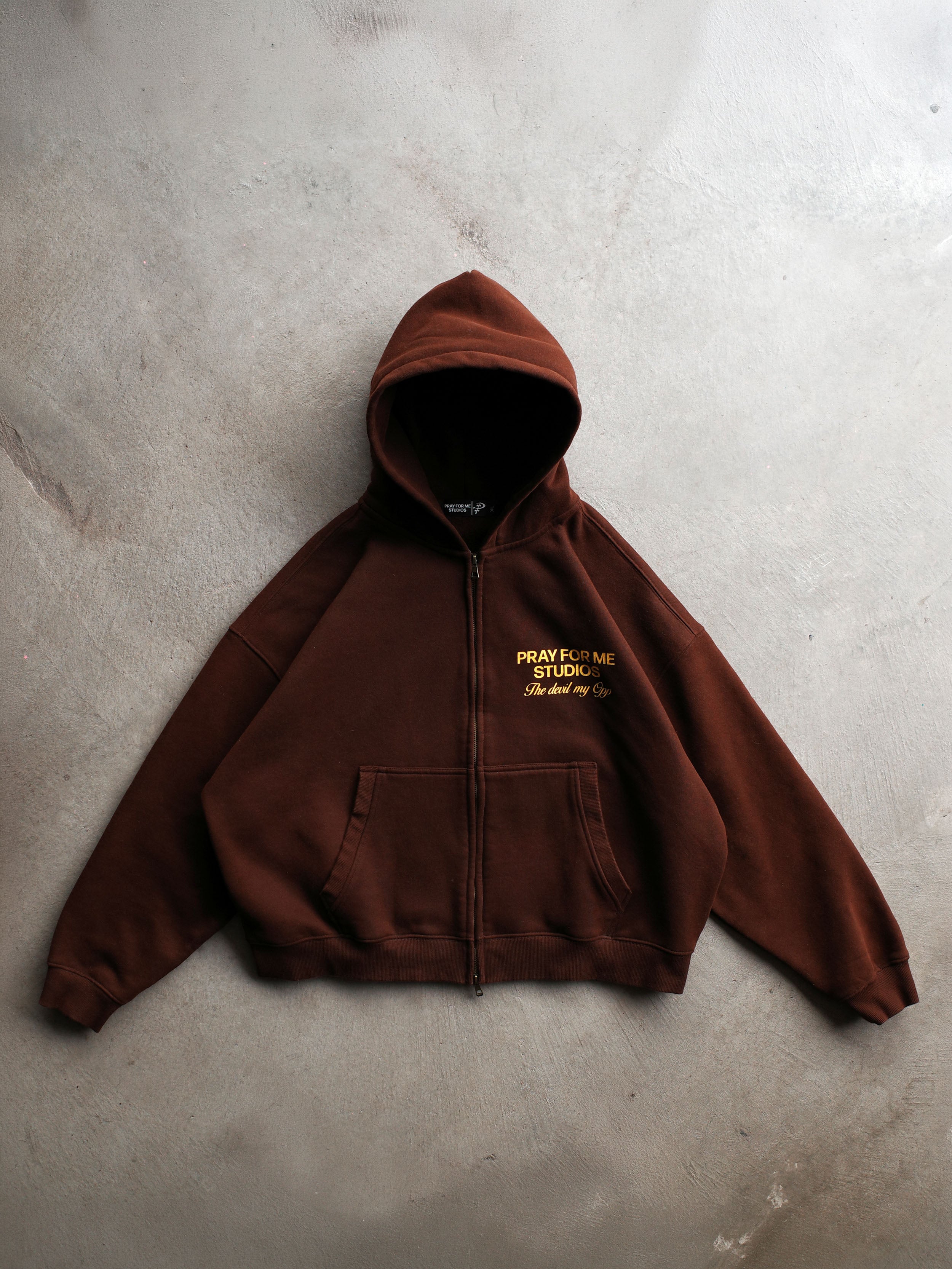 HAVE MERCY CROPPED ZIP UP HOODIE