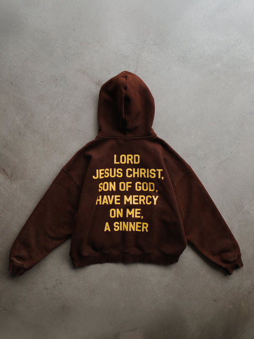 HAVE MERCY CROPPED ZIP UP HOODIE