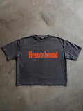 HEAVENBOUND CROPPED TEE BLACK