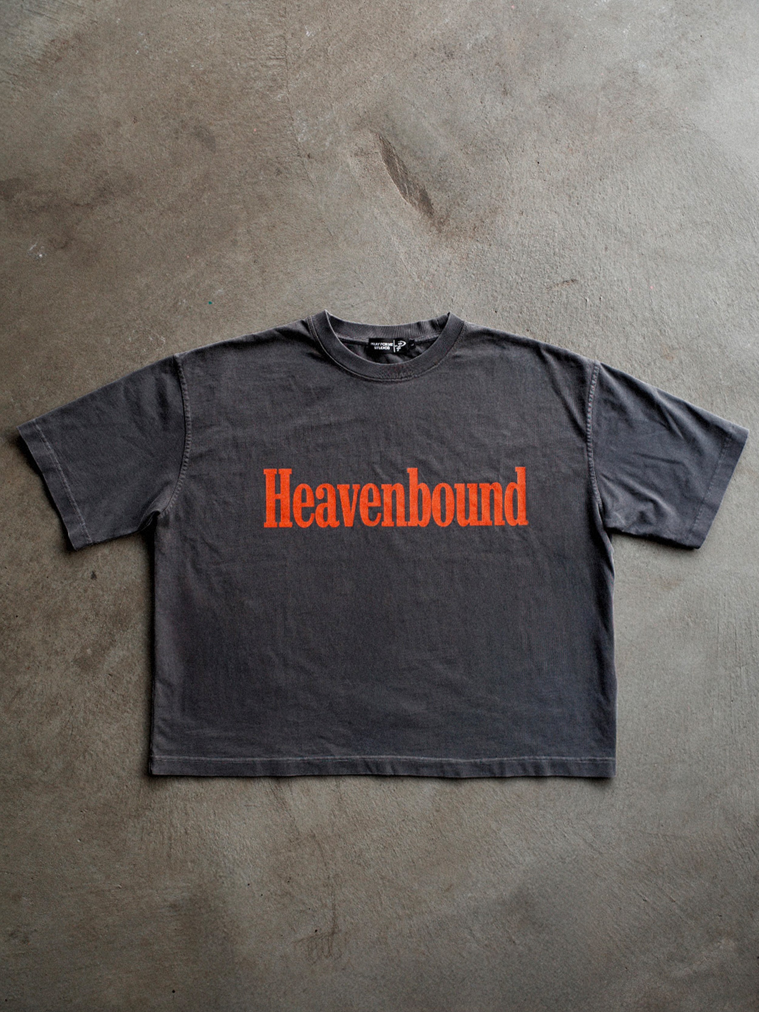 HEAVENBOUND CROPPED TEE BLACK